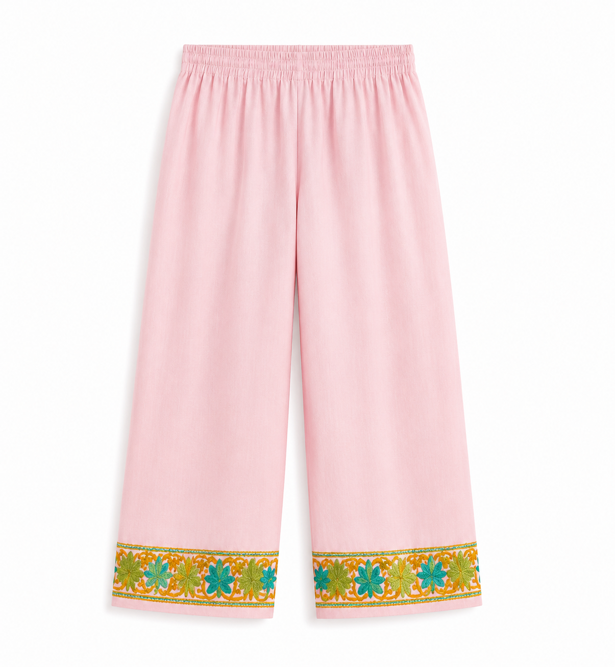 Noor : Aari embroidery summer Co-Ord Set | Red Rose